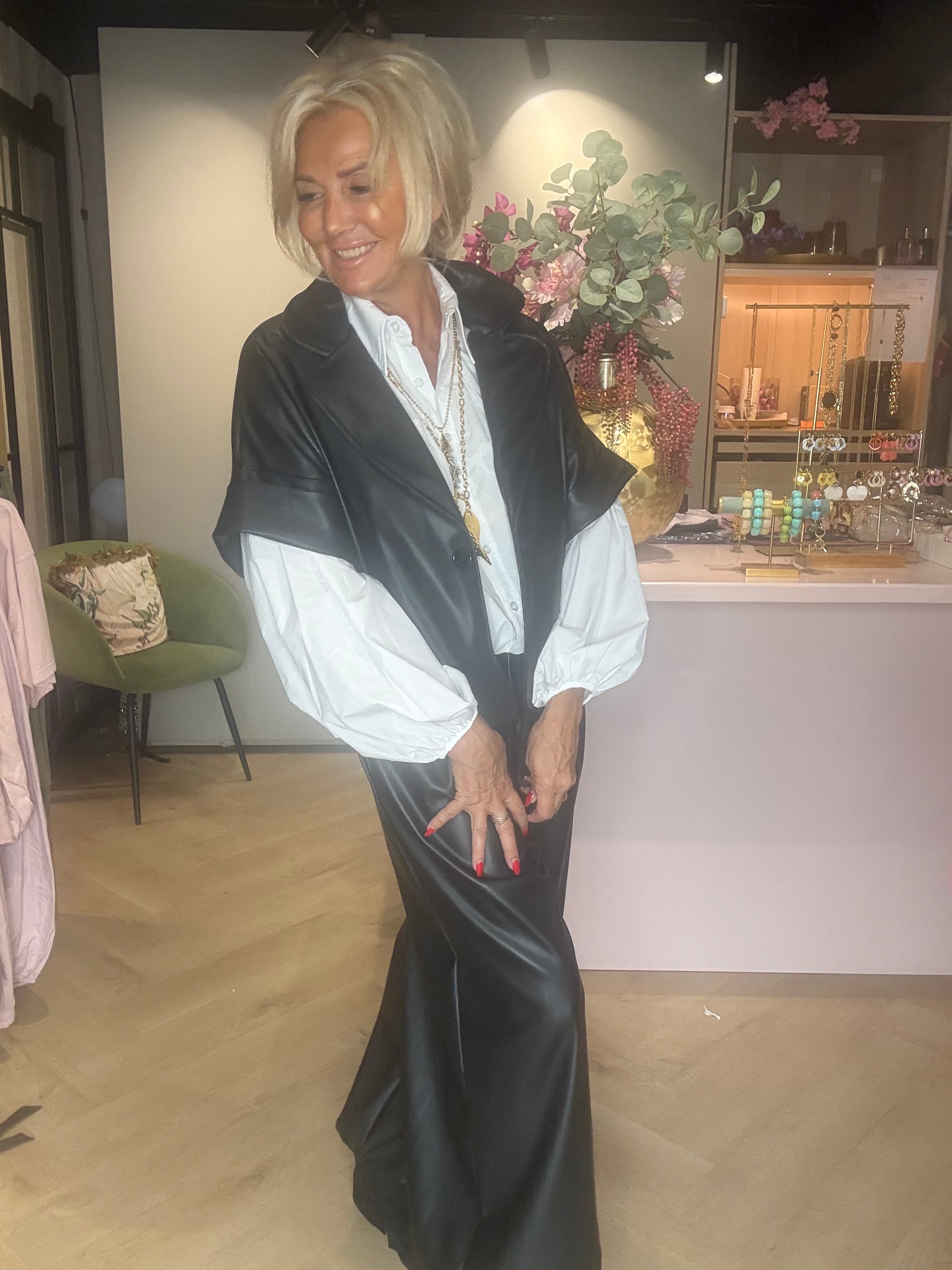 Jasje / Blazer Korte mouw zwart